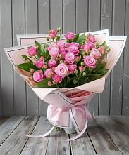 Букет Розовый кустик в Новосибирске