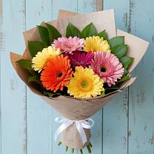 Букет цветов из:  Герберы в Новосибирске