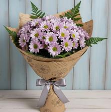 Букет цветов из:  Хризантемы в Новосибирске